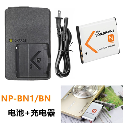 适用索尼DSC-WX5C WX7 WX9 W380 W390 WX30相机NP-BN1电池+充电器