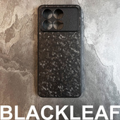 全包防摔防刮轻奢个性 黑叶适用于Redmi红米K90Pro锻造碳纤维手机壳套K80pro保护套k70pro 80至尊版