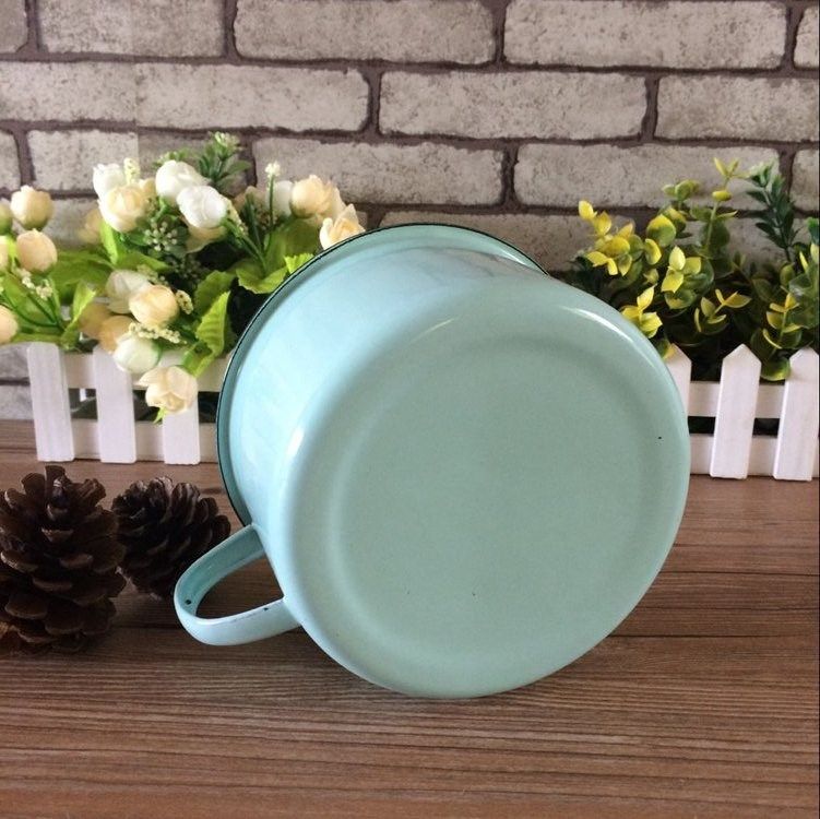 祥雲70年代80年代創意帶蓋搪瓷碗 帶把手琺琅鐵碗 懷舊複古經典沙在類目 餐飲具, 餐具, 碗中 - 來自Buy2taobao.com提供專業的淘寶代購服務