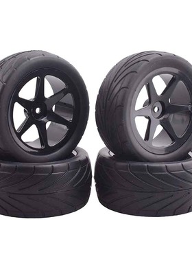 1:10越野轮胎94166田宫TT02B越野车TD04抓地软胎公路竞速赛车85mm