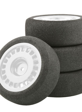 1:10房车RS4尼龙轮毂EVA海绵胎FW06平跑胎94123田宫TT01竞速轮胎