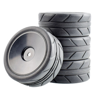 1:10平跑轮胎1:10房车94123公路胎耐磨FW06跑街胎樱花D3田宫TT02