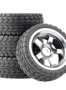 1:10平跑竞速轮胎94123房车樱花D4 FW06田宫TT02金属轮毂抓地胎皮