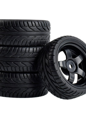 1:10平跑轮胎TT02房车公路胎ptg2竞速软胎FW06耐磨xv02田宫樱花D3