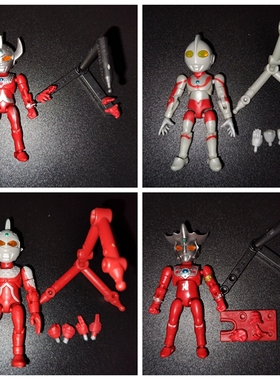 二手中古品 日版正品 万代 奥特曼系列 66ACTION掌动食玩可动玩具