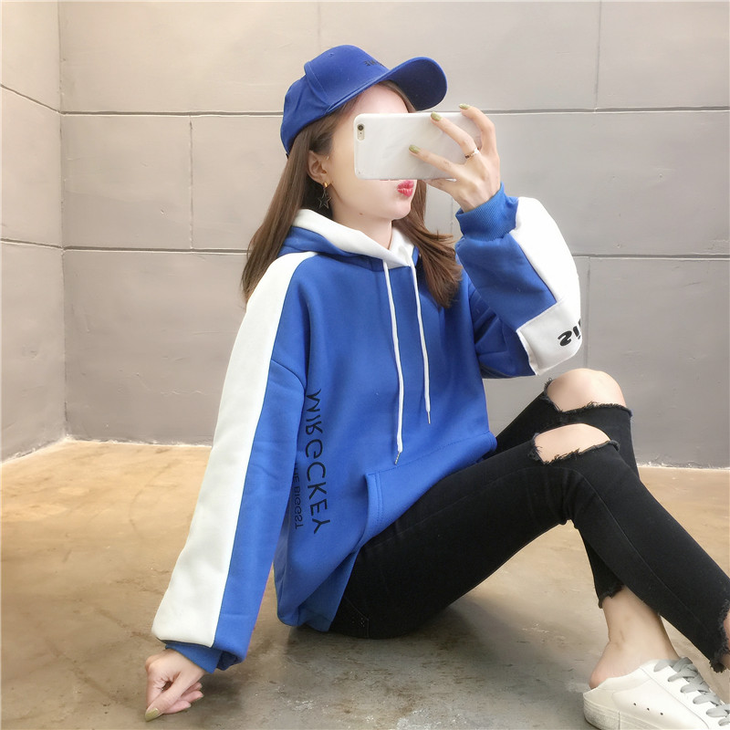 2020 ~ autumn and winter wear Plush thickening Korean loose flannelette thickened women's top and coat