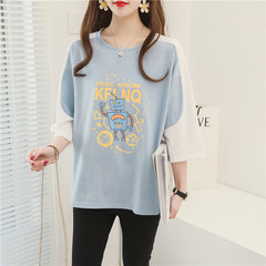 2021 real shot fashion summer fattening plus size women's clothing 200 Jin fat mm fat sister slim top short sleeve T-shirt