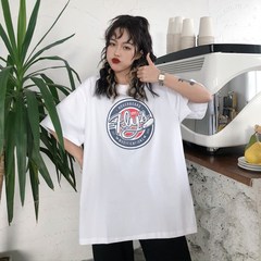 實拍潮夏季加肥加大碼女裝胖胖妹妹顯瘦上衣短袖恤