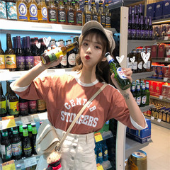 實拍潮夏季加肥加大碼女裝斤胖胖妹妹顯瘦上衣短袖恤