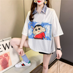 Real shot fashion summer plus plus size women's dress Jin Pang Mei Mei xianshou T-shirt short sleeve T-shirt
