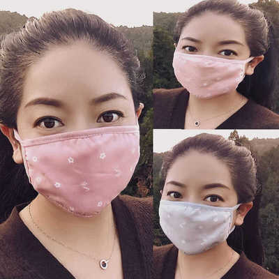 纯棉布口罩女士冬季女款骑车