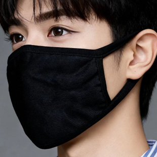 口罩冬天厚夹棉双层口罩纯棉布保暖透气防寒面罩男女情侣防尘