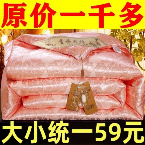 清仓100%正品桑长丝被子四季通用