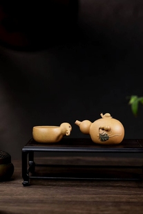 茶具葫芦套装 宜兴高端紫砂壶名家纯手工茶壶原矿紫泥正品