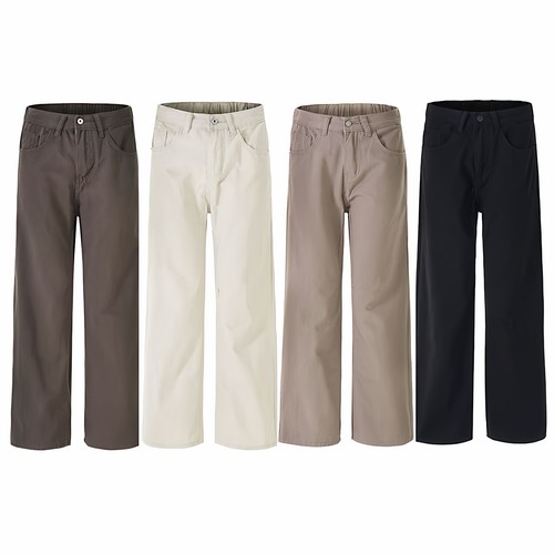 NOMIO春夏cleanfit百搭休闲裤美拉德直筒宽松长裤裤子男女