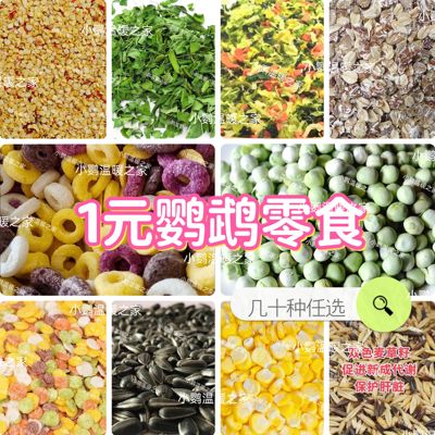 1元鹦鹉零食玄凤虎皮牡丹小太凯克鸟冻干果蔬坚果辅食水果蔬菜干