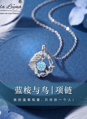SHEILA LEYNA蓝桉与鸟小众项链女生轻奢锁骨链情人节礼物送女朋友