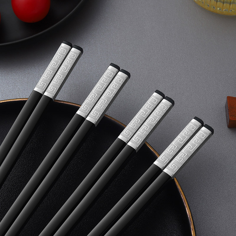 PPS合金酒店商用防霉轻奢筷子