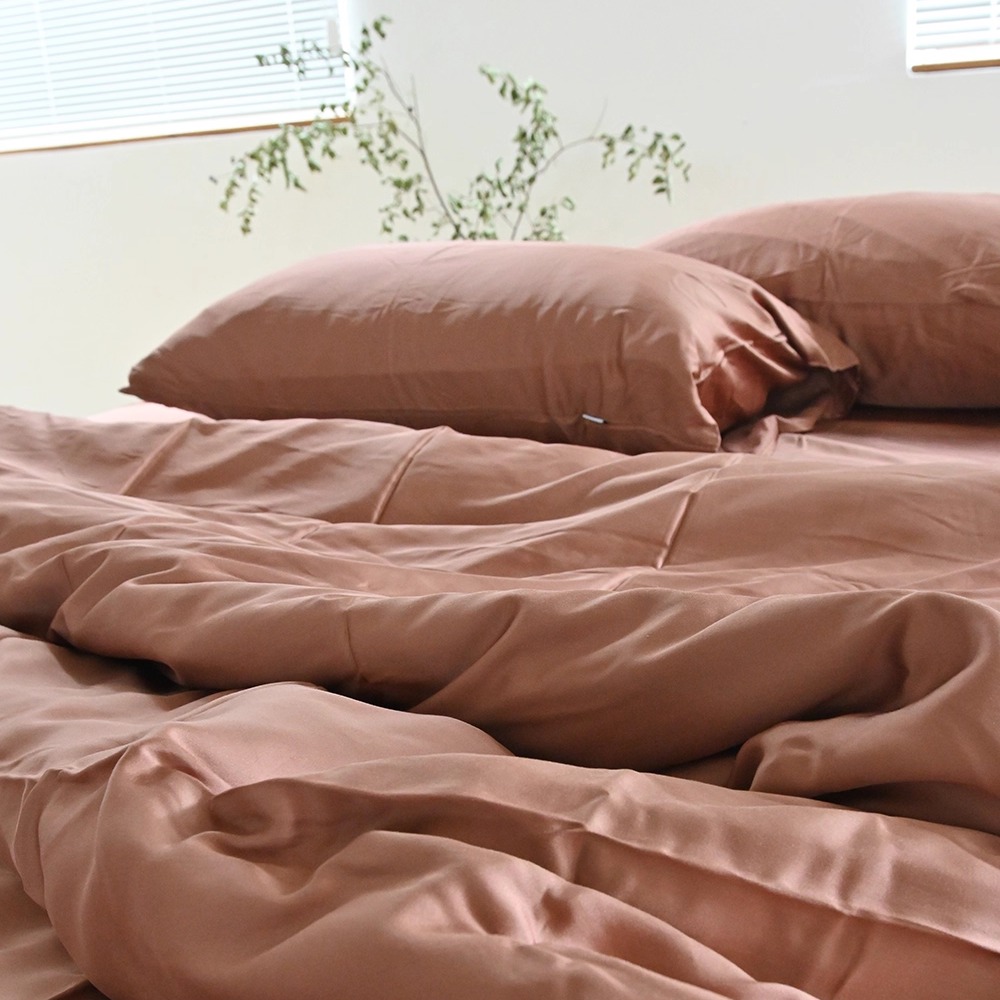 外贸  竹纤维夏季空调冰丝席可水洗床单枕套床笠软席子家用双人