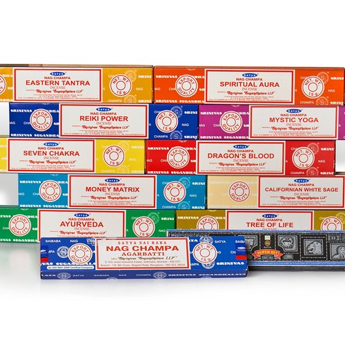 印度香真理赛巴巴熏香棒香安神冥想Satya Nag Champa Incense