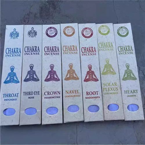 尼泊尔七轮香竹签香天然植物香薰瑜伽香Nepal Chakra incense