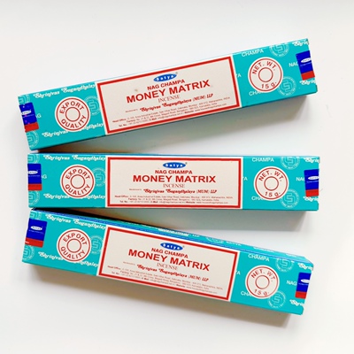 印度招财线香聚财阵Satya Money Matrix Incense Sticks