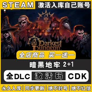 暗黑地牢2+1steam游戏国区Cdkey激活码单机电脑Pc游戏激活码入库