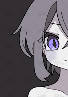 大头双人模板约稿定制动漫卡通同人闺蜜情侣CP感黑白夜手绘白菜价