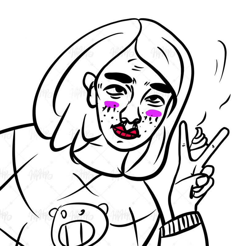 恶搞头像手绘沙雕搞笑黑白线条定制白菜价约稿