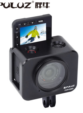 PULUZ胖牛 Sony RX0 II金属狗笼 带UV镜遮光罩 适用于Sony套件