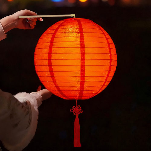 红灯笼儿童手提2026新款中国风马年表演中式LED手工DIY绘画写字