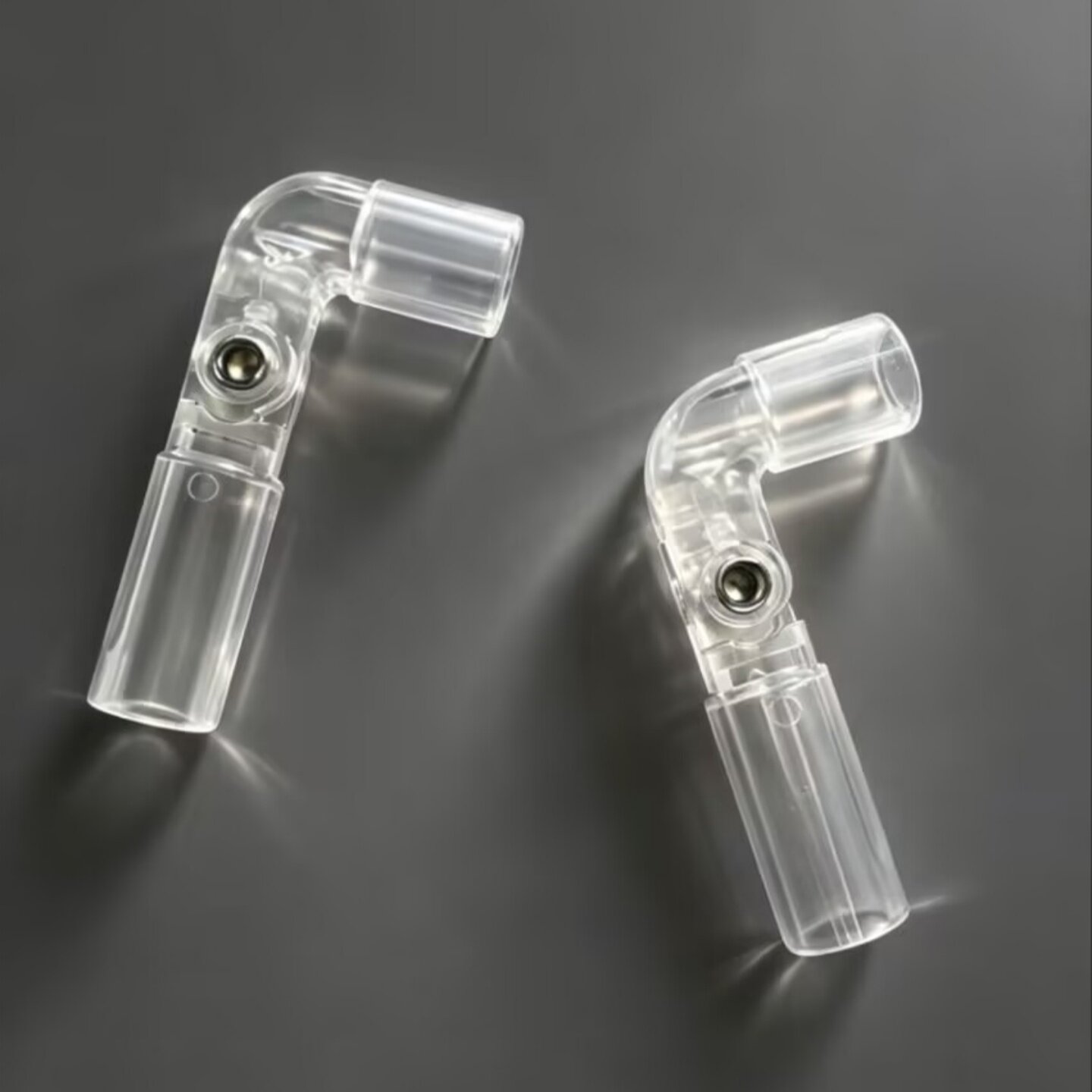 PC材质蚊帐弯头二通L型支架配件图片