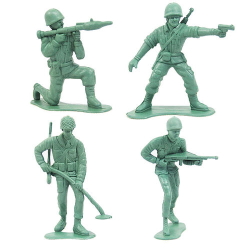 超大整套六只怀旧男孩包邮兵人