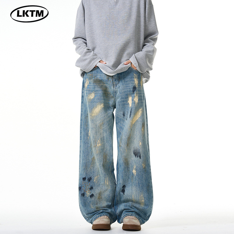 LKTM男装#美式复古油漆