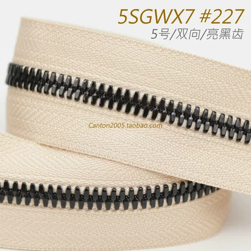 Япония № 5 серия серии кукурузных зубов двунаправленная металлическая молния