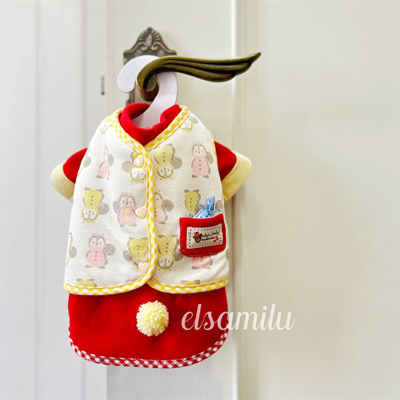 原创手工宠物衣服精致