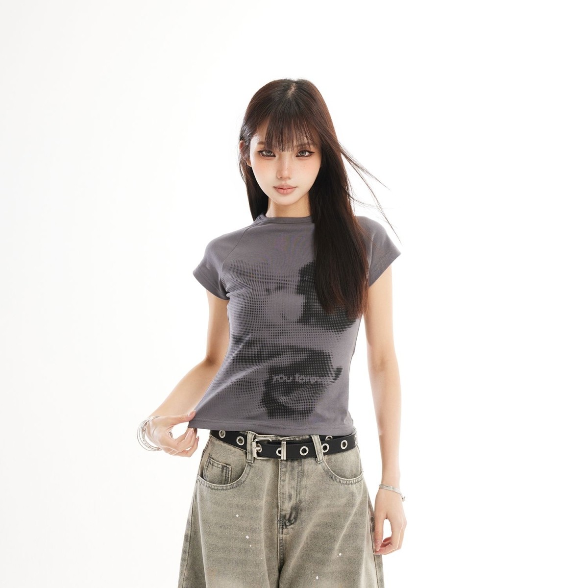 美式复古辣妹正肩短袖t恤女生2026夏季新款修身显瘦短款上衣,女装/女士精品,T恤,淘宝优惠券,粉丝福利购,淘宝优惠卷