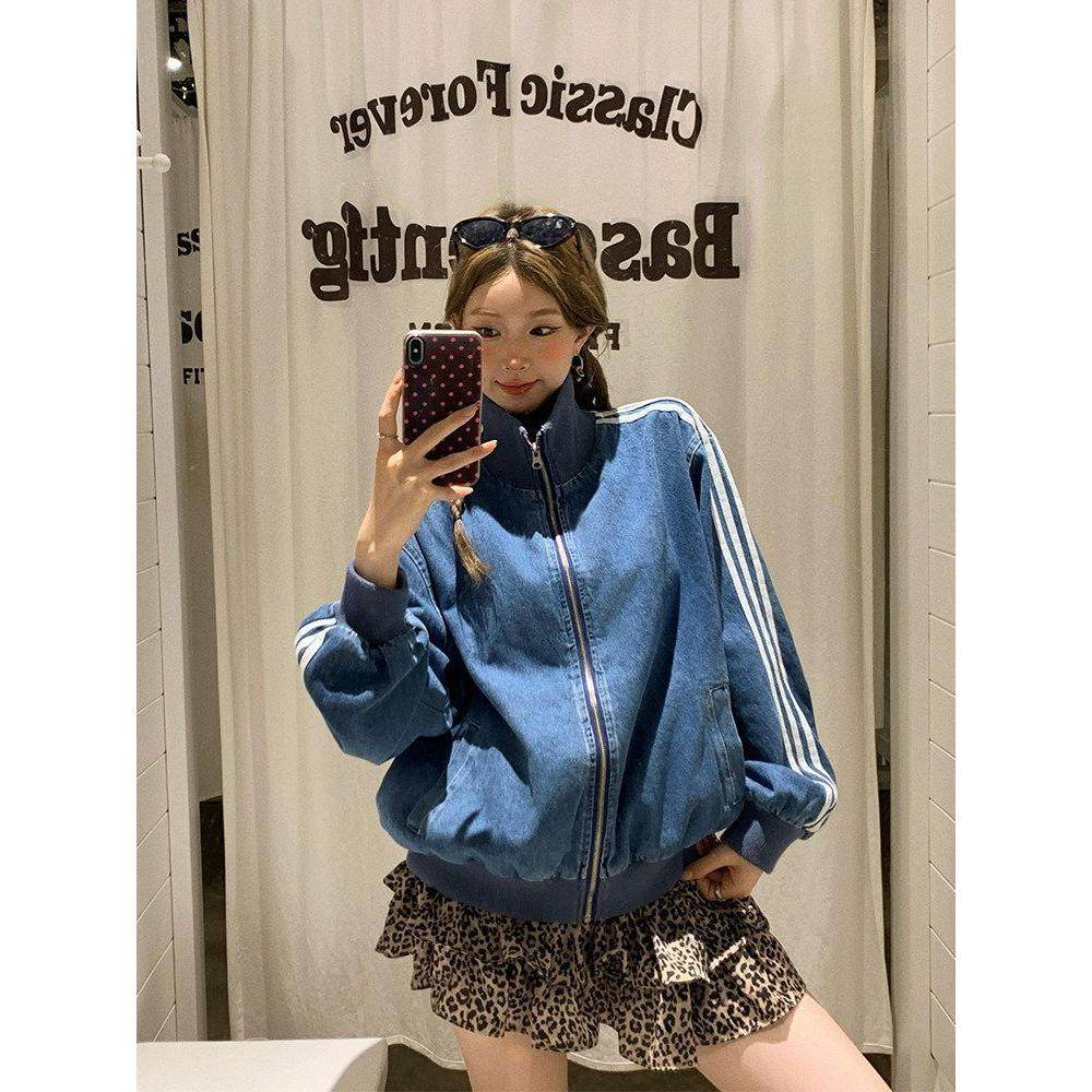 2025春秋痞帅外套男ins高街潮牌港风日系原宿风韩版潮流宽松夹克,男装,夹克,淘宝优惠券,粉丝福利购,淘宝优惠卷