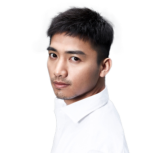 瑞贝卡假发片男士寸头短直发片全真人发全手织蓬松立体无痕补发片