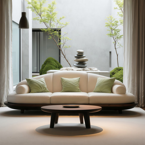 中古风实木直排沙发2025新款