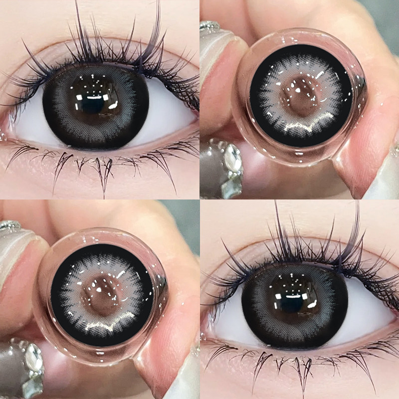 黑桃爱丽丝美瞳半年抛大直径黑灰色日常通勤隐形近视眼镜WF正品TN,隐形眼镜/护理液,彩色隐形眼镜,淘宝优惠券,粉丝福利购,淘宝优惠卷