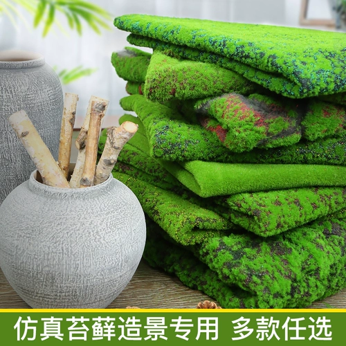 Моделирование мох DIY Фах -зеленый мох лужайка с зеленым бонсай