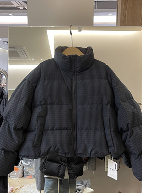 卡蔓诗QZX813正品韩版立领鹅绒服女冬季短款小个子面包服羽绒外套