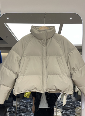 卡蔓诗6869正品短款羽绒服女90白鸭绒韩版宽松百搭小个子加厚外套