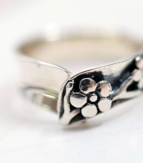 特价S925纯银饰情侣开口戒指环