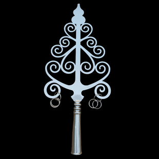 锡杖头法杖禅杖头不锈钢法器