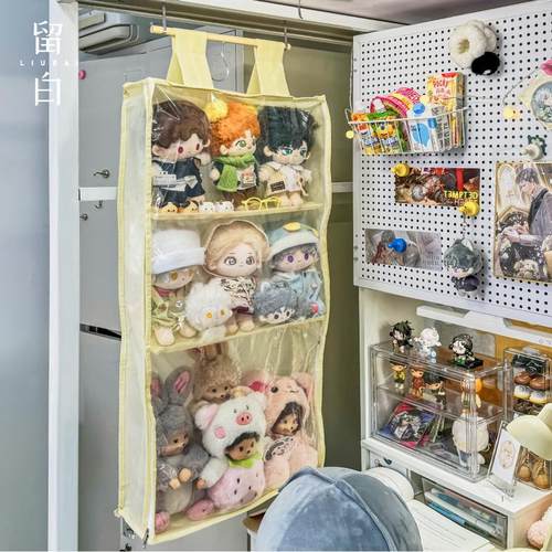 公仔展示置物架收纳挂袋