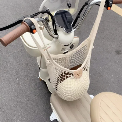 电动车网兜置物神器头盔放置