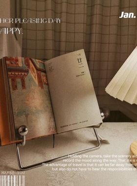 故宫日历支架2025年敦煌台历架子复古高颜值阅读架相框摆台展示架