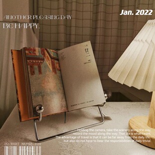故宫日历支架2025年敦煌台历架子复古高颜值阅读架相框摆台展示架